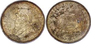 South Africa 2-1/2 Shillings 1897 - KM# 7; ... 