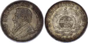South Africa 2-1/2 Shillings 1896 - KM# 7; ... 