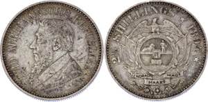 South Africa 2-1/2 Shillings 1894 - KM# 7; ... 