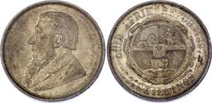 South Africa 2 Shillings 1897 - KM# 6; ... 