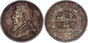 South Africa 2 Shillings 1892 - KM# 6; ... 