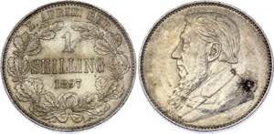 South Africa 1 Shilling 1897 - KM# 5; ... 
