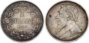 South Africa 1 Shilling 1894 - KM# 5; ... 