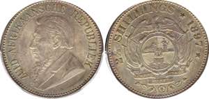 South Africa 2-1/2 Shillings 1897 PCGS AU ... 