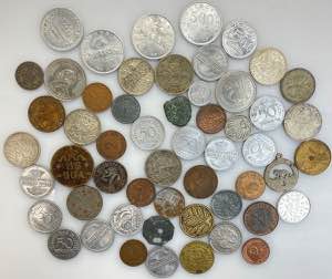Germany Lot of 54 Coins 19th - 20th Century ... 