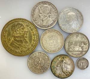 World Lot of 8 Silver ... 