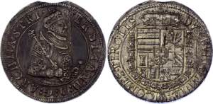 Austria Tyrol 1 Taler 1577 - 1595 (ND) ... 