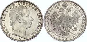 Austria 1 Florin 1859 A - KM# 2219; Silver; ... 