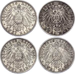 Germany - Empire Prussia 4 x 2 Mark 1900 - ... 