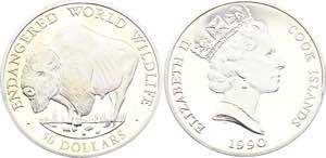 Cook Islands 50 Dollars 1990 - KM# 58; ... 