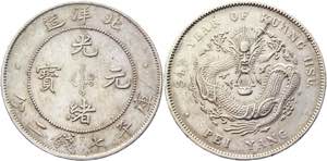 China Chihli 1 Dollar 1908 (34) - Y# 73.3; ... 