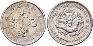 China Kiangnan 20 Cents 1899  - Y# 143a.3; ... 
