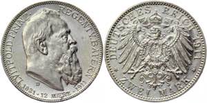 Germany - Empire Bavaria 2 Mark 1911 D - KM# ... 