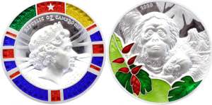 Cameroon 1000 Francs 2020 - Silver (.999) 4 ... 