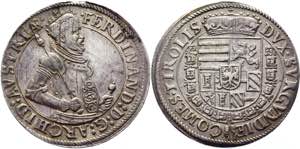Austria Tyrol 1 Taler 1564 - 1595 (ND) - ... 