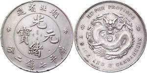 China Hupeh 1 Dollar 1895 - 1907 - L&M-182; ... 