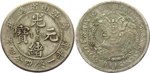 China Kiangnan 20 Cents 1901  - Y# 143; ... 
