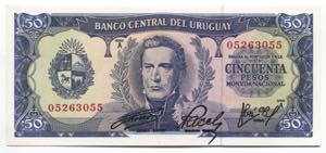 Uruguay 50 Pesos 1967