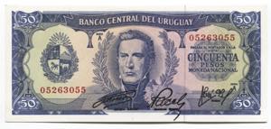 Uruguay 50 Pesos 1967