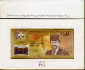 Brunei 2 x 50 Dollars ... 