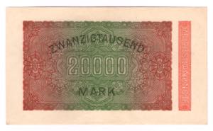 Germany - Weimar Republic 20000 Mark 1923