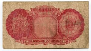 Bahamas 10 Shillings 1953