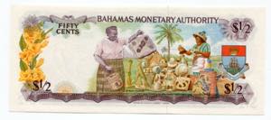Bahamas 1/2 Dollar 1968 (ND)