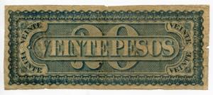 Uruguay 20 Pesos 1867