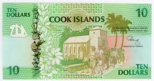 Cook Islands 10 Dollars 1992