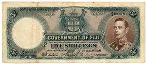 Fiji 5 Shillings 1941