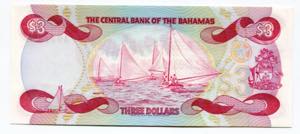Bahamas 3 Dollars 1974 (ND)