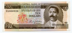 Barbados 10 Dollars 1973