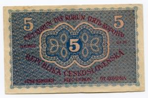 Czechoslovakia 5 Korun 1919