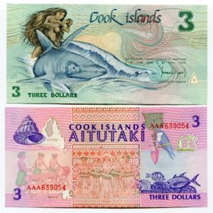 Cook Islands 2 x 3 ... 