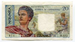 New Caledonia 20 Francs ... 