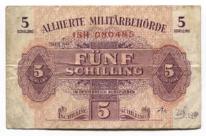 Austria 5 Schilling 1944 ... 