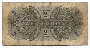 Austria 2 Schilling 1944 Allied Occupation - ... 