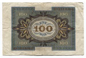Germany - Weimar Republic 100 Mark 1920 ... 
