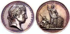 Austria Silver Medal for Ferdinand I Homage ... 