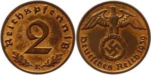 Germany - Third Reich 2 Reichspfennig 1939 E ... 