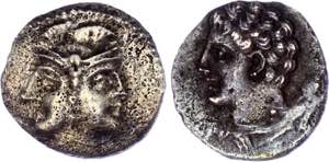 Ancient Greece Cilicia AR Obol 425 - 333 BC ... 