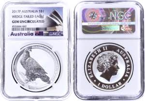 Australia 1 Dollar 2017 P NGC GEM UNC - KM# ... 