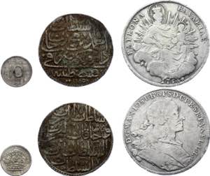 World Lot of 3 Silver Coins 1704 - 1956 - ... 