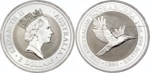 Australia 2 Dollars 1996 Kookaburra - ... 
