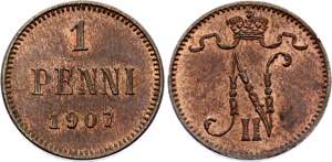 Russia - Finland 1 Penni 1907 - Bit# 468; ... 