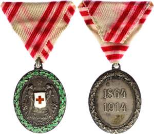 Austria - Hungary Red Cross Silver Medal of ... 