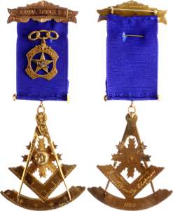 Freemasons Blue Lidge Past Masters Naval ... 