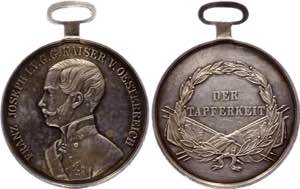 Austria - Hungary Bravery Silver Medal ... 