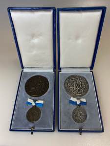 German States Bavaria Set of 2 Medals & ... 