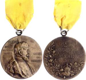 German States Prussia Bronze Medal in Memory ... 
